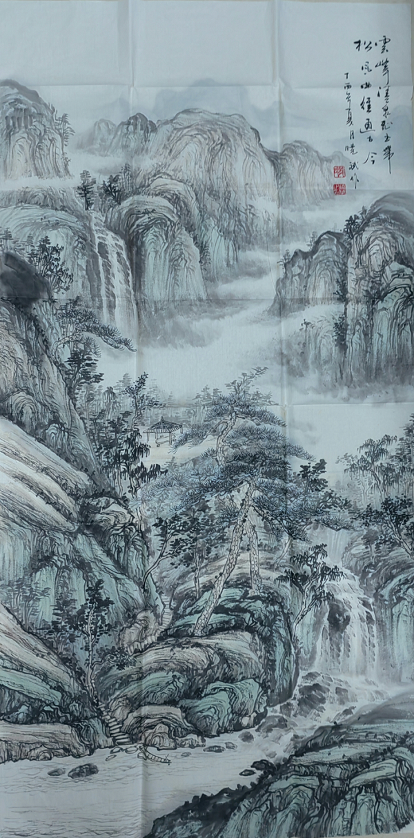 10.龙晓斌  云峰清泉飞玉带.png